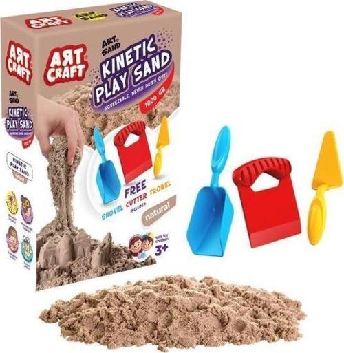 Aksesuarlı Naturel Kinetik Oyun Kumu 1000 Gr. 03690