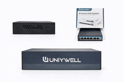 UNIYWELL 4+2 PORT POE SWİCTH