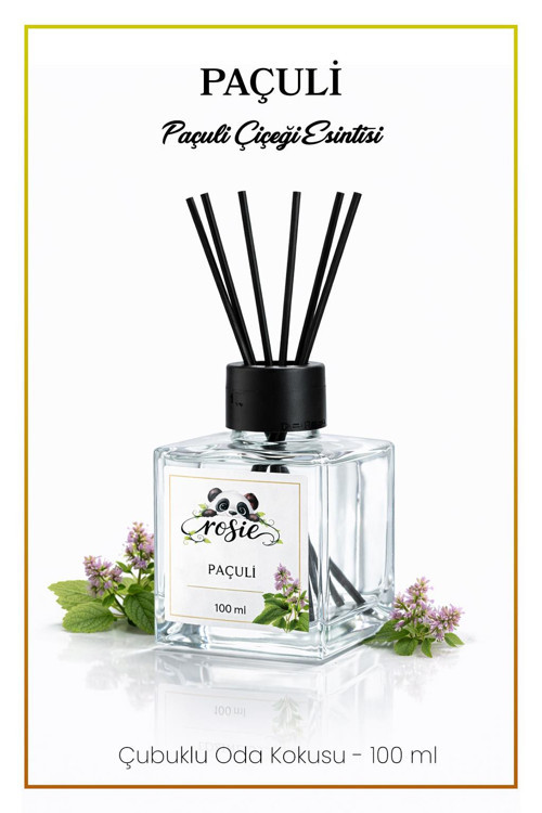 Paçuli Çubuklu Oda Kokusu 100 ml – Doğanın Derin ve Gizemli Kokusu