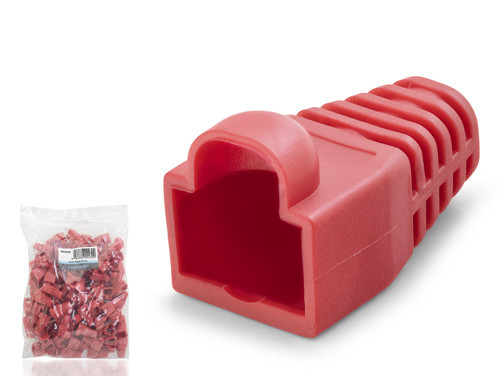ND2430 RJ45 Konnektör Papuç 100’lü Paket - Kırmızı