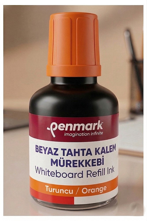 Beyaz Yazı Tahta Kalemi Mürekkebi 30 ml 1 Adet Penmark Tahta Kalemi Mürekkepi Kolay Silinebilir Doldurulabilir Canlı Renk