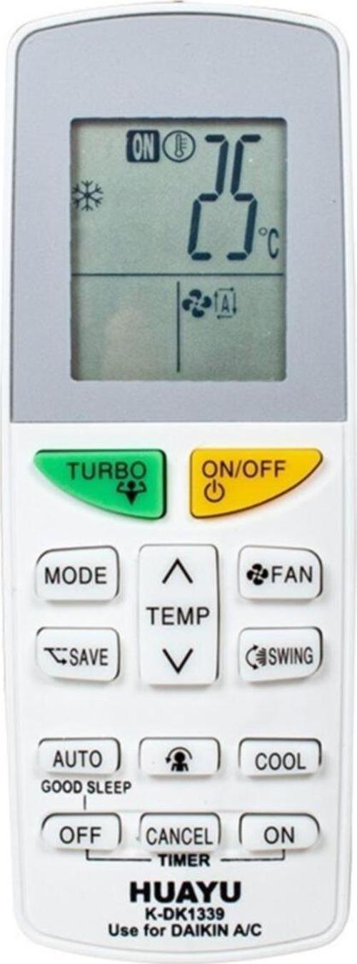 Daikin Ftxp20m Inverter Uyumlu Klima Kumandası