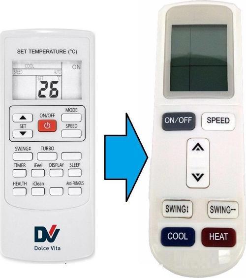 Dolce Vita Klima Kumandası - Eşdeğer