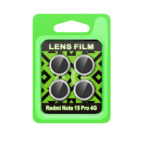 Redmi Note 15 4G Raze Metal Kamera Lens - Gümüş