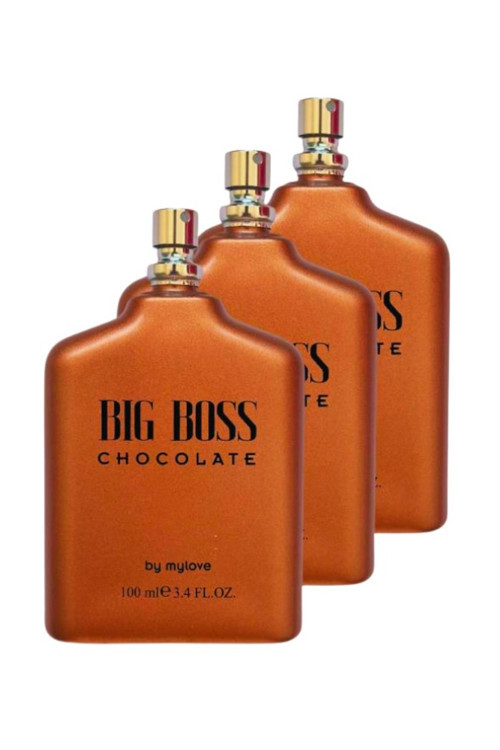 Özel Yeni Seri Uzun Süre Kalıcı Edt Erkek Parfümü Chocolate 100 ml 3'lü