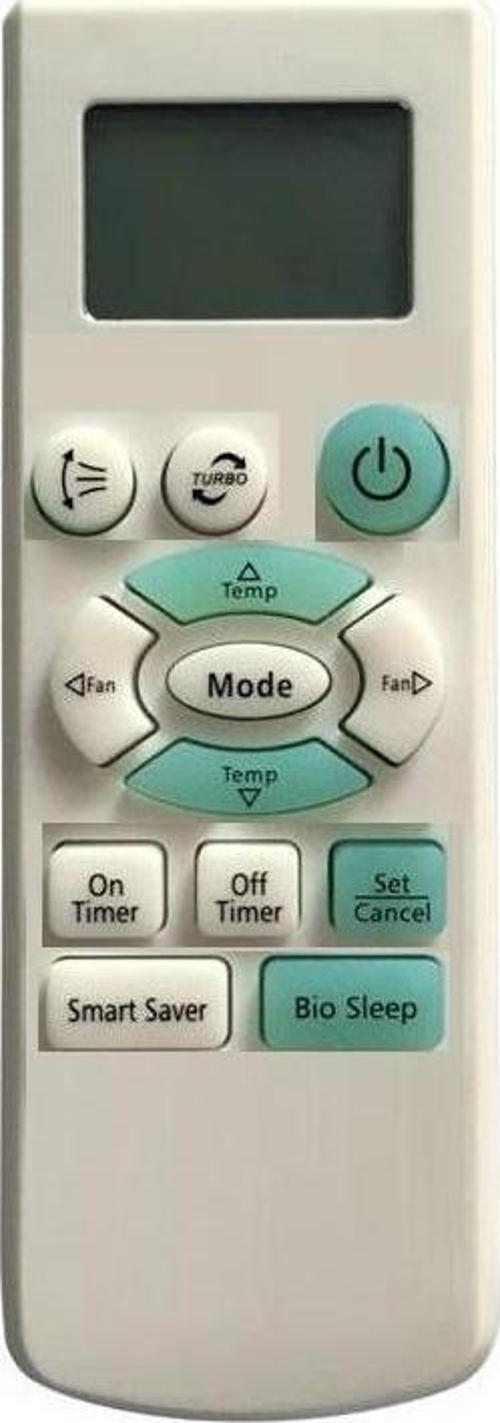 Samsung AQ09B1VE-12 Uyumlu Klima Kumandası