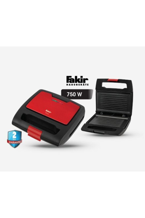 Tina Mini Tost Makinası-Kırmızı Siyah