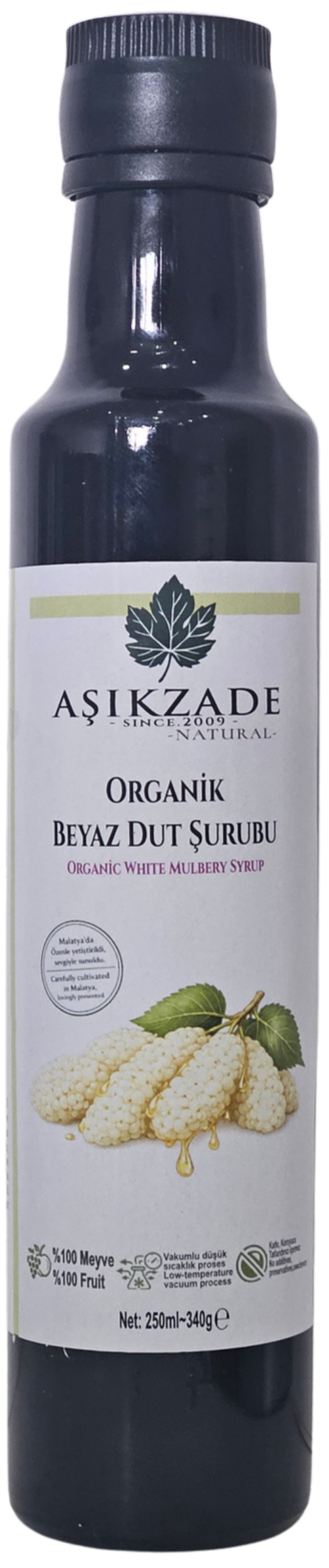 Organik Beyaz Dut Şurubu 250 Ml