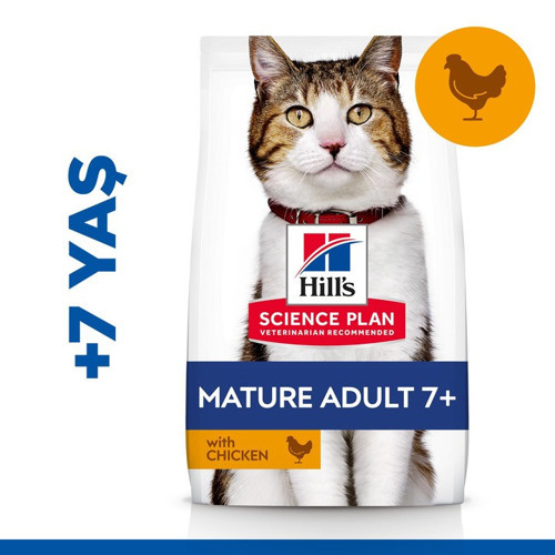 Hill's +7 Tavuk Etli Yaşlı Kedi Maması 1.5 Kg