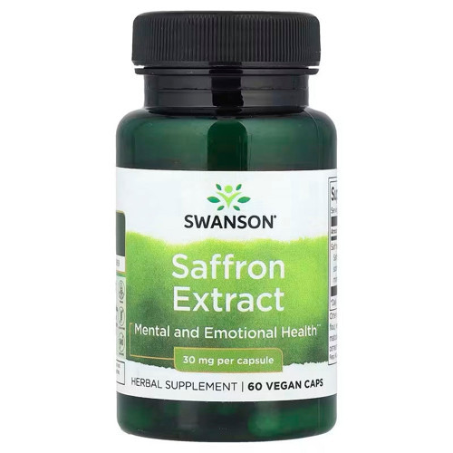 Saffron Extract Mental and Emotional Health 30 mg 60 Vegan Caps