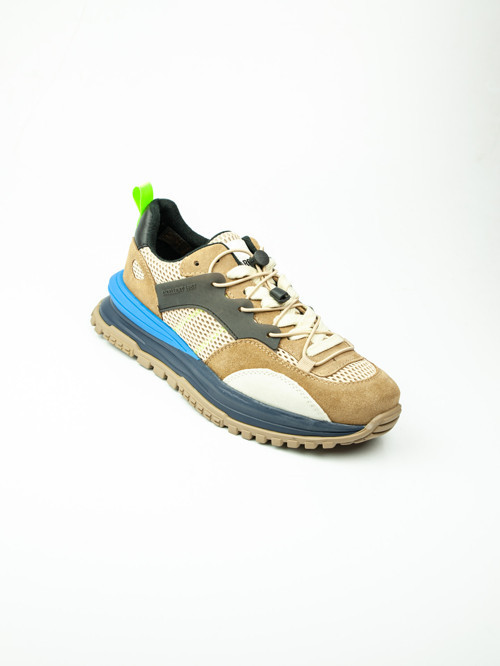 19514 Kahverengi Deri Erkek Sneaker