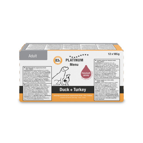 Ördekli ve Hindili Yaş Köpek Maması 185gr