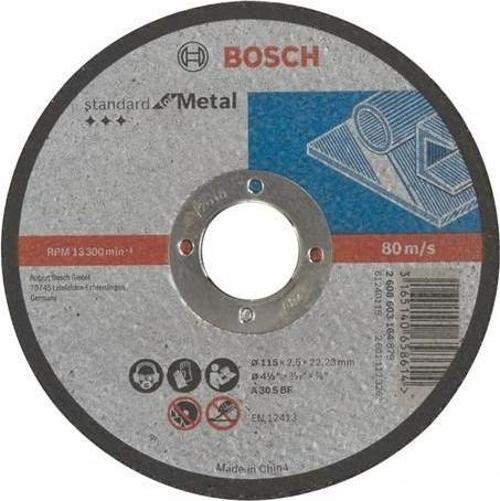 - 115*2,5 mm Standard Seri Düz Metal Kesme Diski (Taş)