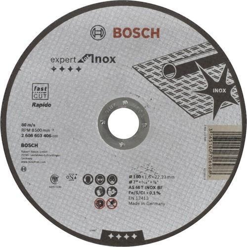 - 180*1,6 mm Expert Serisi Düz Inox (Paslanmaz Çelik) Kesme Diski (Taş) - Rapido