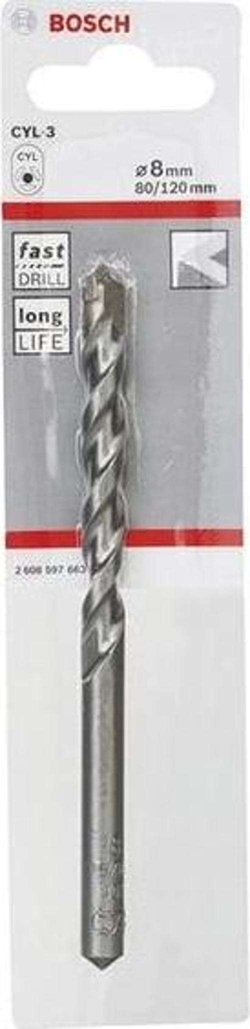- cyl-3 Serisi, Beton Matkap Ucu 8*120 mm
