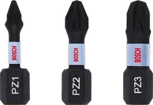 - Impact Control Serisi Vidalama Ucu PZ*25 mm 3'lü Set (PZ1/2/3)