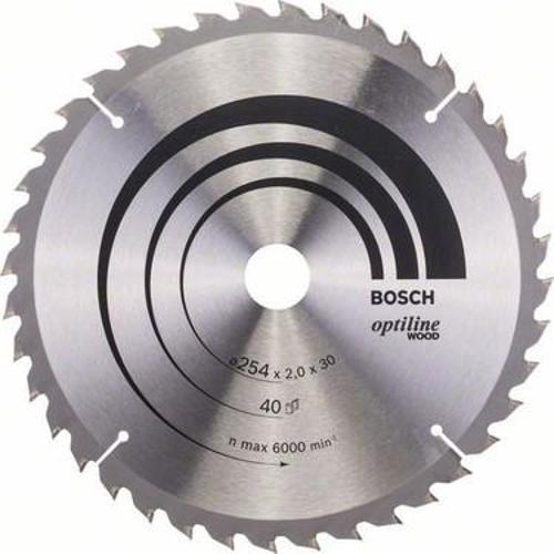 - Optiline Serisi Ahşap için Daire Testere Bıçağı 254*30 mm 40 Diş