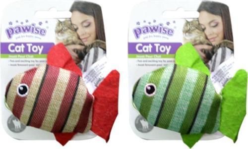 Pawise Kedi Oyuncağı Striped Cat Toy-balık