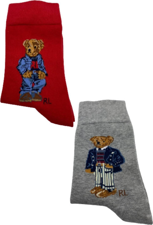 (2 Çift) Teddy Bear Pamuklu Elite Çorap Seti Dikişsiz