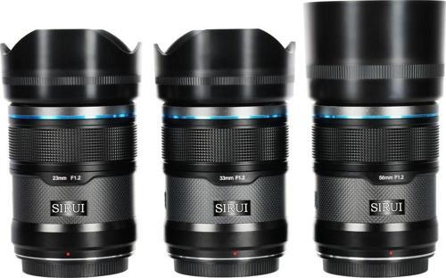 Sniper 23mm, 33mm, 56mm f/1.2 APS-C AF Lens Seti (Sony E, Siyah)