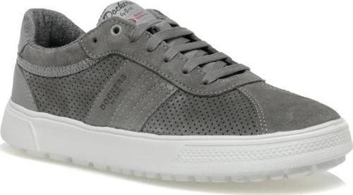 226156 3FX GRİ HAKİKİ DERİ PHYLON TABAN COMFORT CASUAL ANATOMİK AYAKKABI