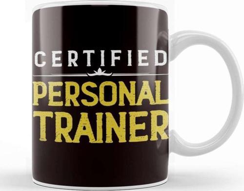 Certified Personal Trainer Fitness Instructor Workout Gym Kupa Bardak Porselen