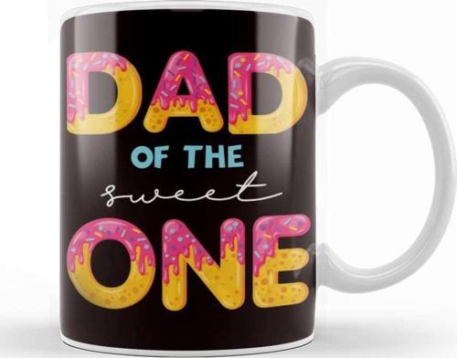 Dad Of The Sweet One Baby Son Daughter Father Daddy Papa Kupa Bardak Porselen
