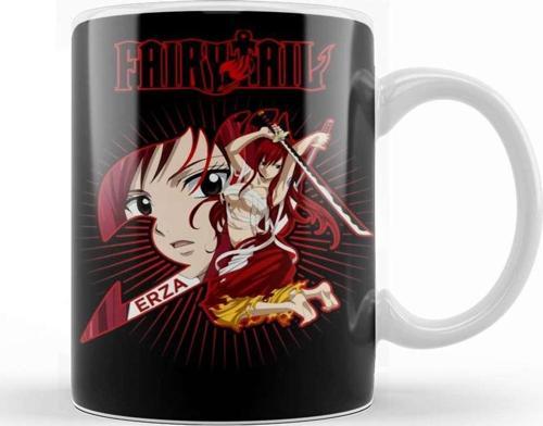 Fairy Tail Erza Scarlet Guild Symbol Swords Anime Manga Kupa Bardak Porselen