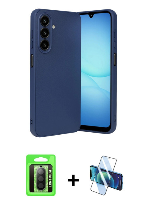 ieg™ Galaxy A17 5G Kılıf Nova Işık - Siyah 3D Antistatik Seramik Nano Ekran Koruyucu + Siyah Raze Me