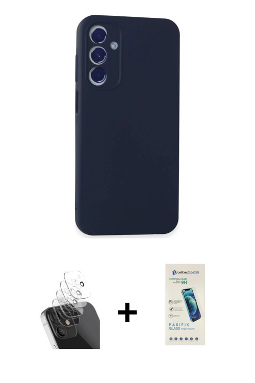 ieg™ Galaxy A25 5G Kılıf Kozmos Yansıma Özel Seri - Şeffaf Pasifik Cam Ekran Koruyucu + Şeffaf Kamer
