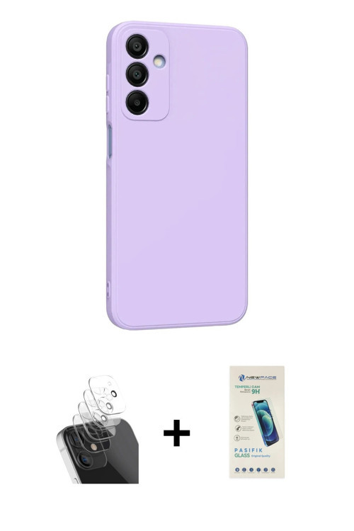 ieg™ Galaxy A25 5G Kılıf Kozmos Yansıma Özel Seri - Şeffaf Pasifik Cam Ekran Koruyucu + Şeffaf Kamer