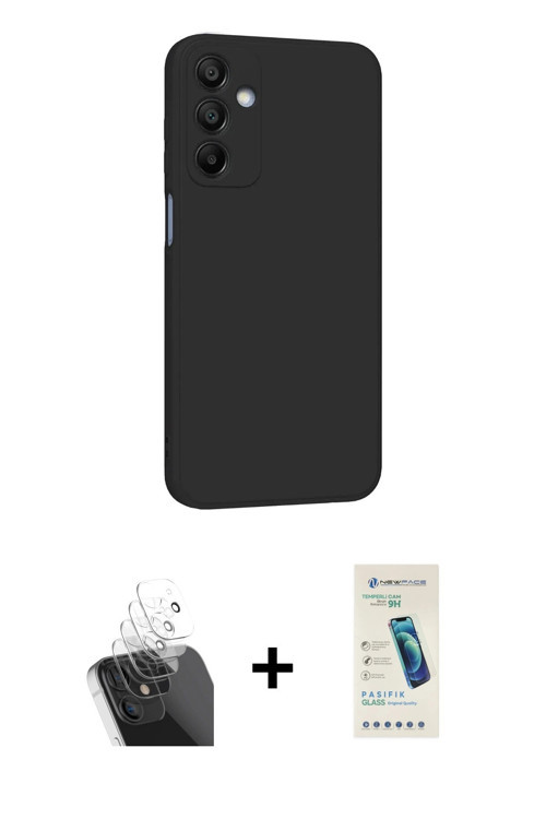 ieg™ Galaxy A25 5G Kılıf Kozmos Yansıma Özel Seri - Şeffaf Pasifik Cam Ekran Koruyucu + Şeffaf Kamer