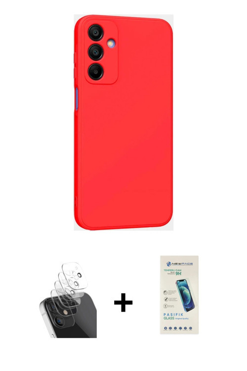 ieg™ Galaxy A25 5G Kılıf Kozmos Yansıma Özel Seri - Şeffaf Pasifik Cam Ekran Koruyucu + Şeffaf Kamer