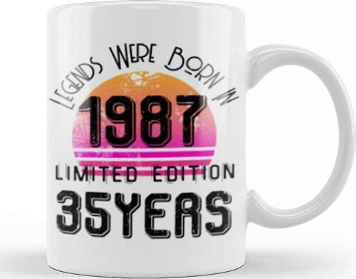 50S Vintage Retro Design Slogan Style Art Tv Kid Movies Kupa Bardak Porselen