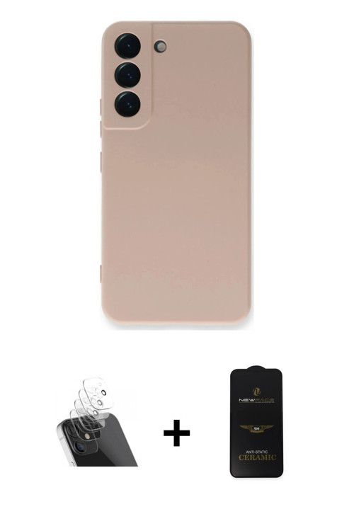 ieg™ Galaxy S23 Plus Kılıf Ahenk Serisi - Siyah 6D Antistatik Mat Seramik Hayalet Nano Ekran Koruyuc