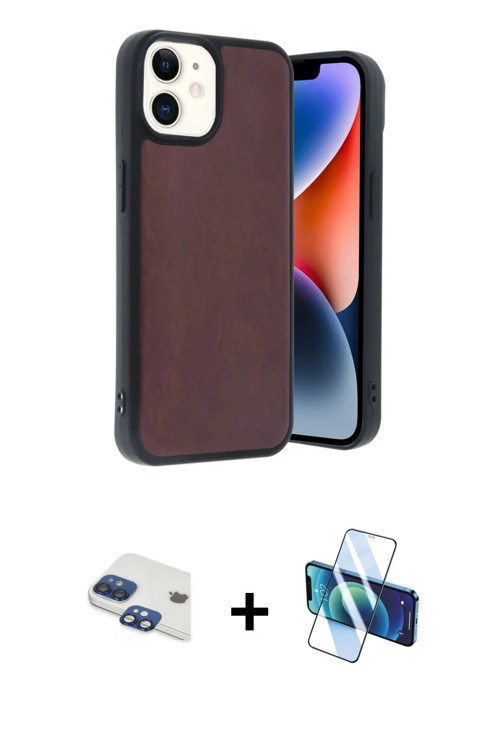 ieg™ iPhone 11 Kılıf Kıvılcım Işık Serisi - Siyah 3D Antistatik Seramik Nano Ekran Koruyucu + Lacive