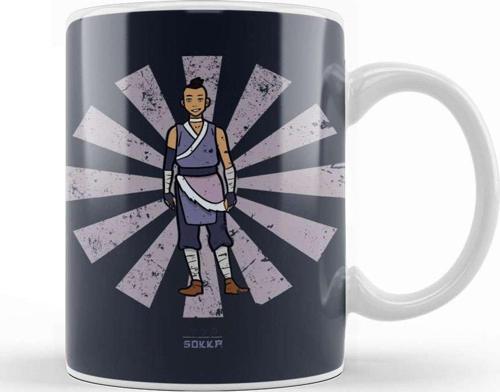 Avatar The Last Airbender Sokka Retro Japanese Avatar Kupa Bardak Porselen