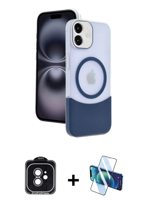ieg™ iPhone 11 Kılıf Kozmos Form Özel Seri - Siyah 3D Antistatik Seramik Nano Ekran Koruyucu + Siyah
