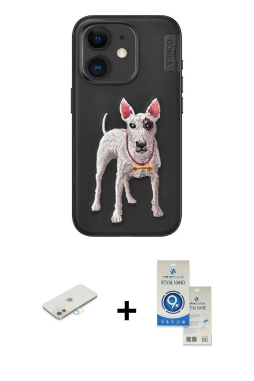 iPhone 11 Kılıf Nova Form Koleksiyonu - Şeffaf Royal Nano Ekran Koruyucu + Sarı Renkli Kamera L