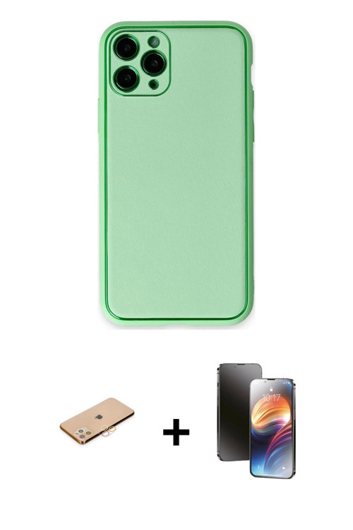 ieg™ iPhone 11 Pro Kılıf Yadigar Klasik - Siyah 3D Antistatik Mat Seramik Nano Ekran Koruyucu + Turu
