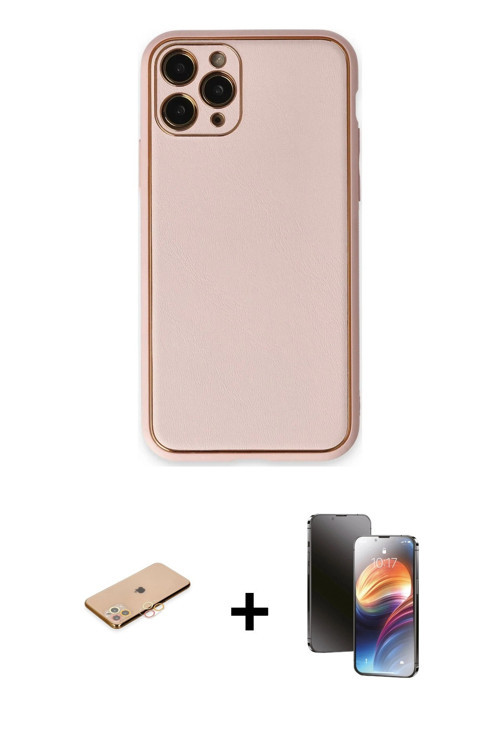 ieg™ iPhone 11 Pro Kılıf Yadigar Klasik - Siyah 3D Antistatik Mat Seramik Nano Ekran Koruyucu + Turu