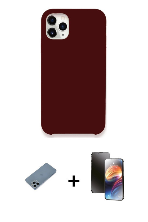 ieg™ iPhone 11 Pro Kılıf Zirve Modern Özel Seri - Siyah 3D Antistatik Mat Seramik Nano Ekran Koruyuc