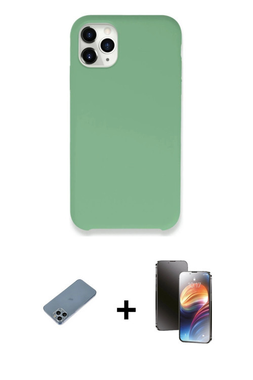 ieg™ iPhone 11 Pro Kılıf Zirve Modern Özel Seri - Siyah 3D Antistatik Mat Seramik Nano Ekran Koruyuc