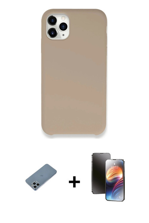 ieg™ iPhone 11 Pro Kılıf Zirve Modern Özel Seri - Siyah 3D Antistatik Mat Seramik Nano Ekran Koruyuc