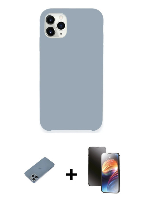 ieg™ iPhone 11 Pro Kılıf Zirve Modern Özel Seri - Siyah 3D Antistatik Mat Seramik Nano Ekran Koruyuc