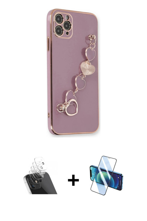 ieg™ iPhone 11 Pro Max Kılıf Nova Işık Prime - Siyah 3D Antistatik Seramik Nano Ekran Koruyucu + Şef