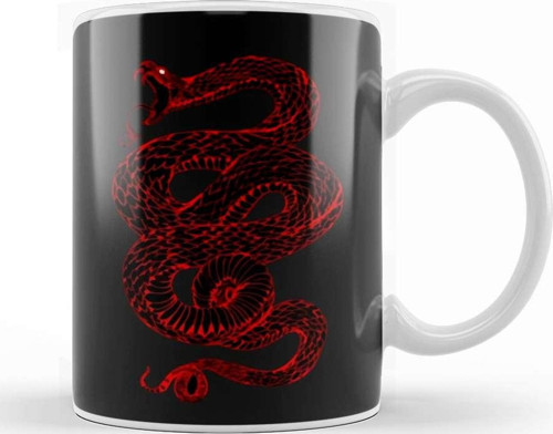 Red Snake Kupa Bardak Porselen