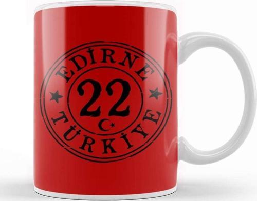 22 Edirne Kupa Bardak Porselen