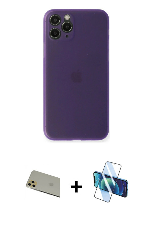 iPhone 11 Pro Max Kılıf Yadigar Yansıma Serisi - Siyah 3D Antistatik Seramik Nano Ekran Koruyuc