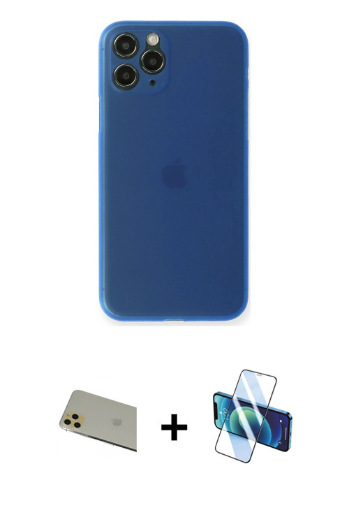 iPhone 11 Pro Max Kılıf Yadigar Yansıma Serisi - Siyah 3D Antistatik Seramik Nano Ekran Koruyuc
